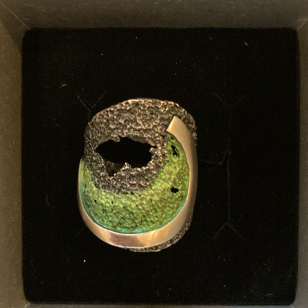 Ortega Compostela new sterling silver ring with unique technology from Spain